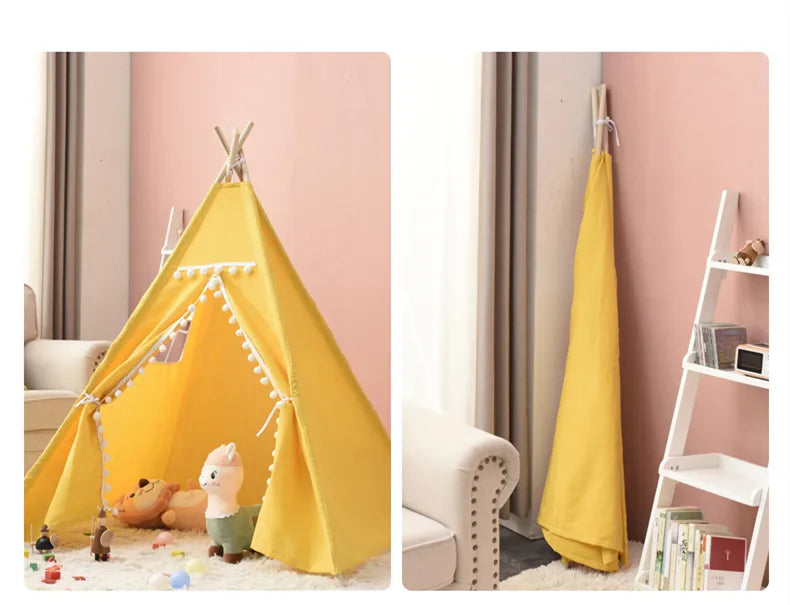 Teepee Indián Játszósátor – Sárga