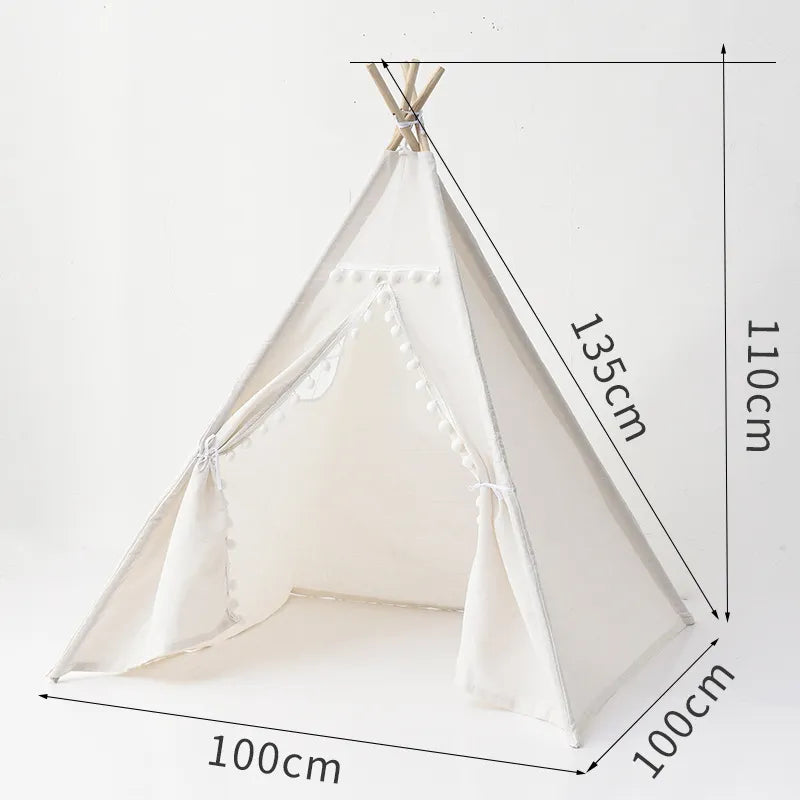 Teepee Indián Játszósátor – Fehér