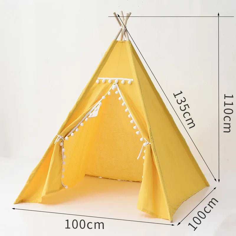 Teepee Indián Játszósátor – Sárga
